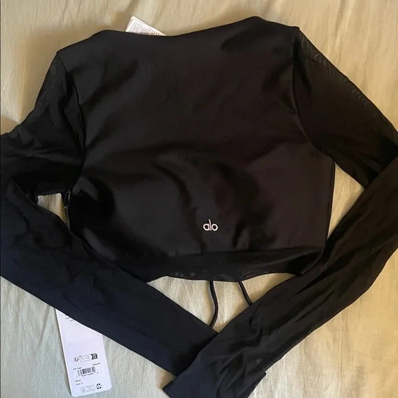 Alo Yoga Mesh Divine Long Sleeve Bra - Picture 6 of 6